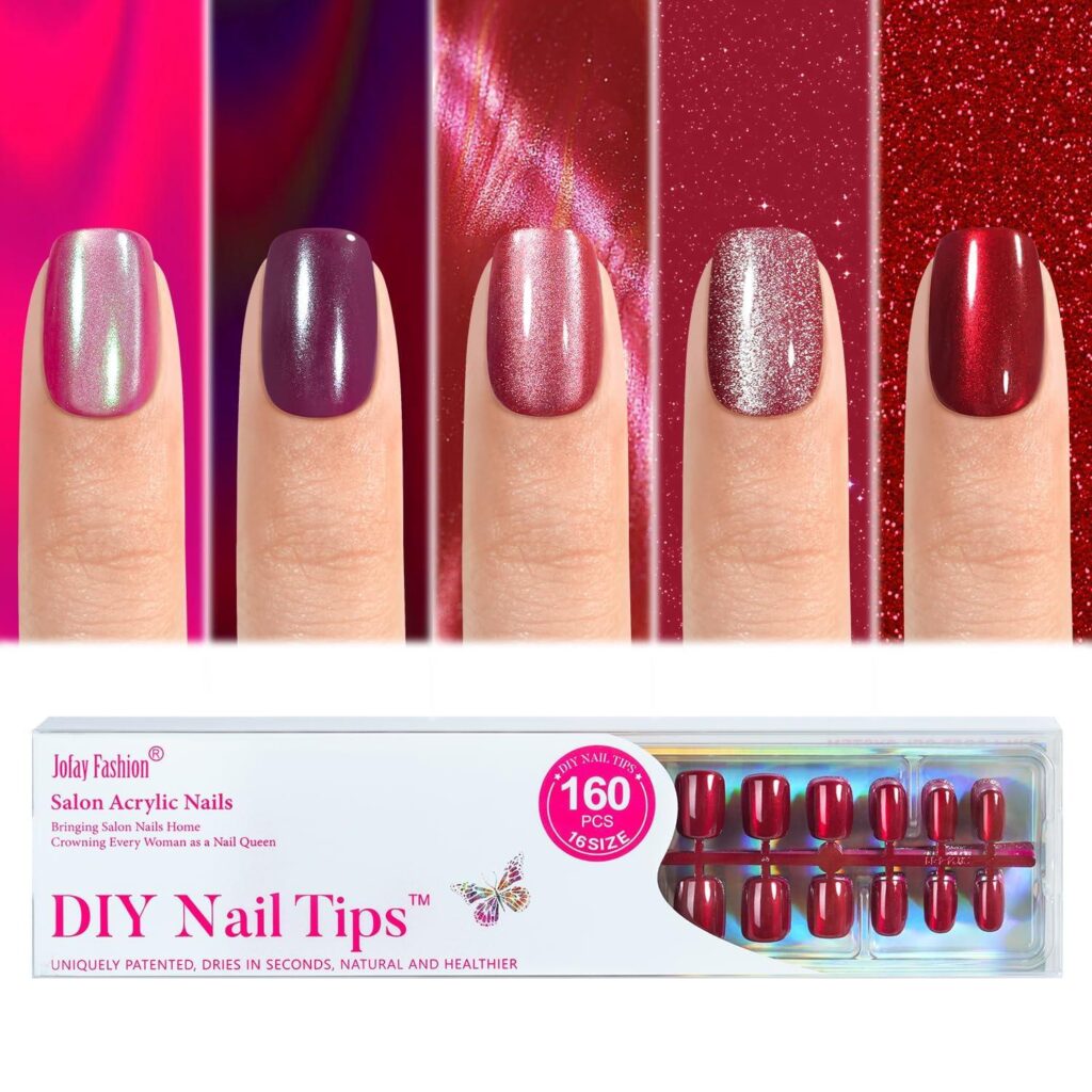 Best Press On Nails – Cat Eye Press on Nails Red Review