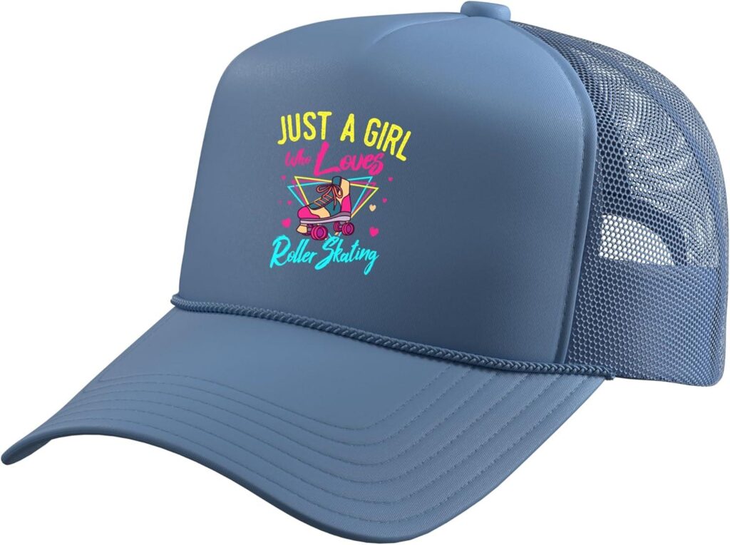 Best Trucker Hat – Retro Skater Vintage Just A Girl Who Loves Roller Skating Review