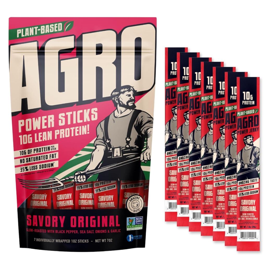 Best Vegan Jerky – AGRO POWER Vegan Jerky Sticks Review