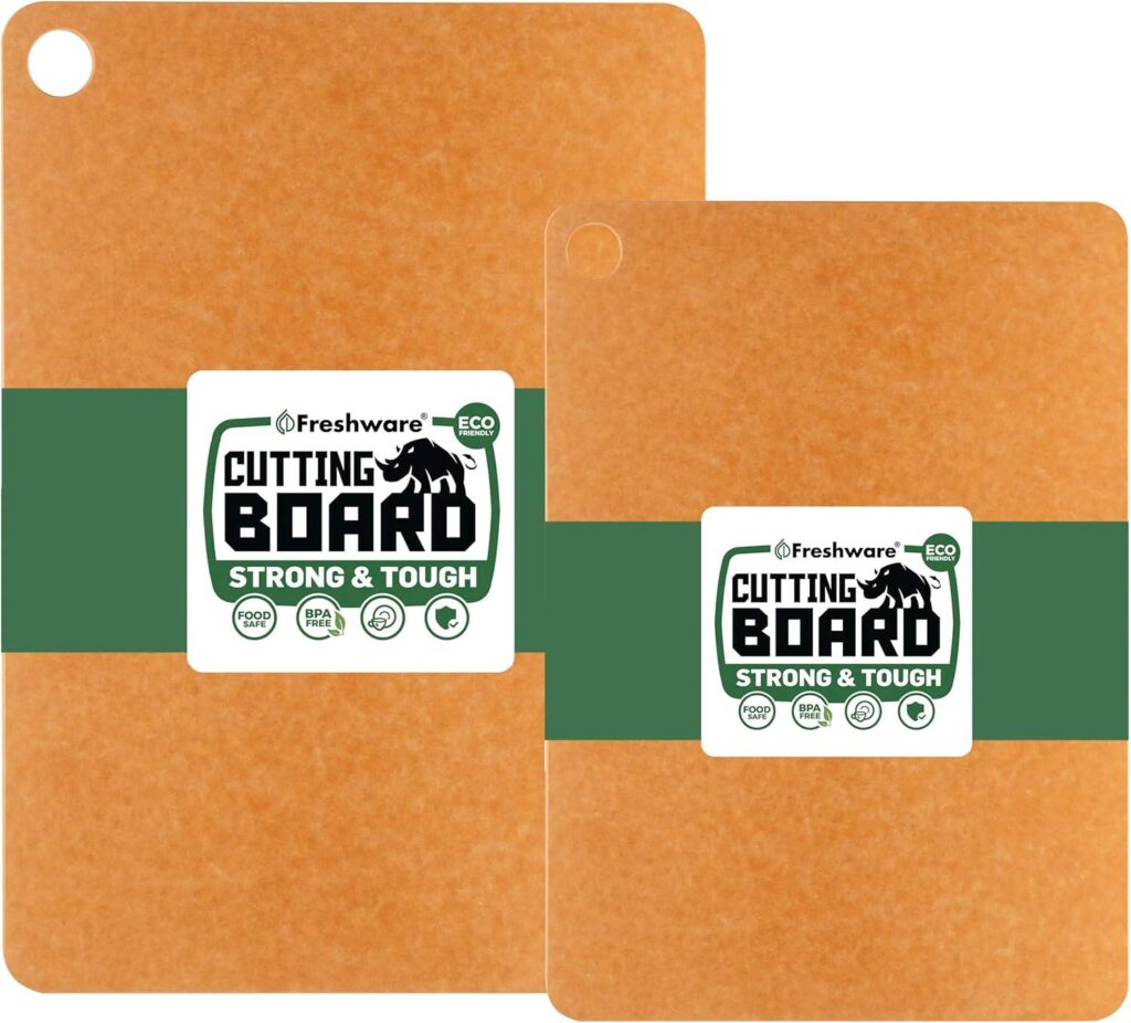 Best Cutting Boards – Freshware Wood Cutting Boards Set of 2 Review