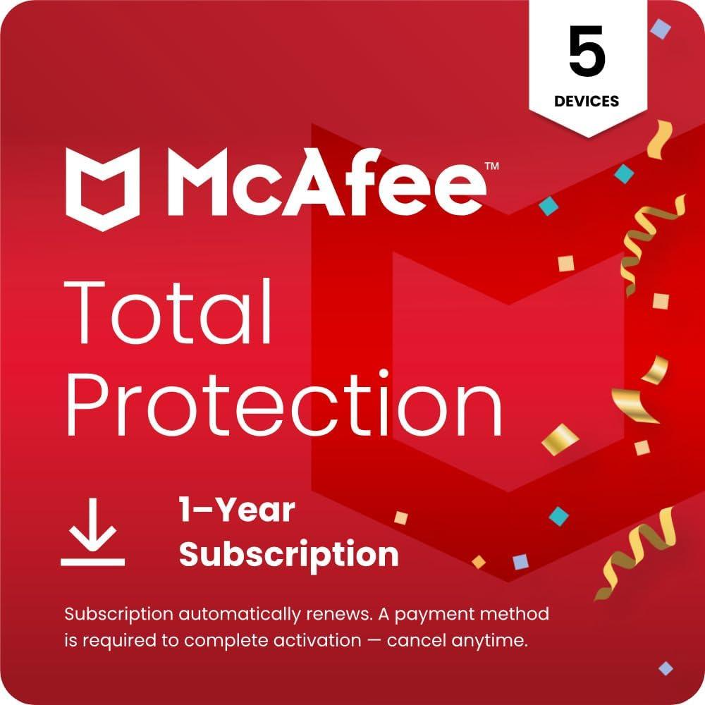 Best Antivirus Software – McAfee Total Protection for 5 Devices Review