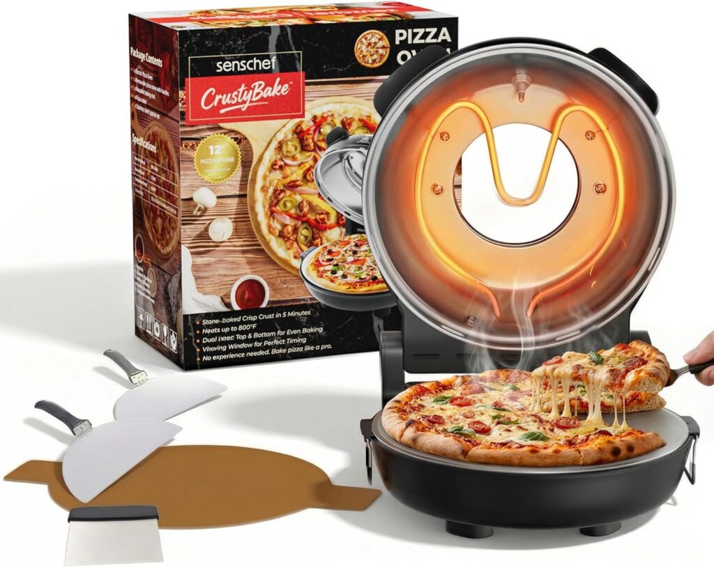 Best Pizza Oven – 12-Inch CrustyBake for Easy Homemade Pizzas Review