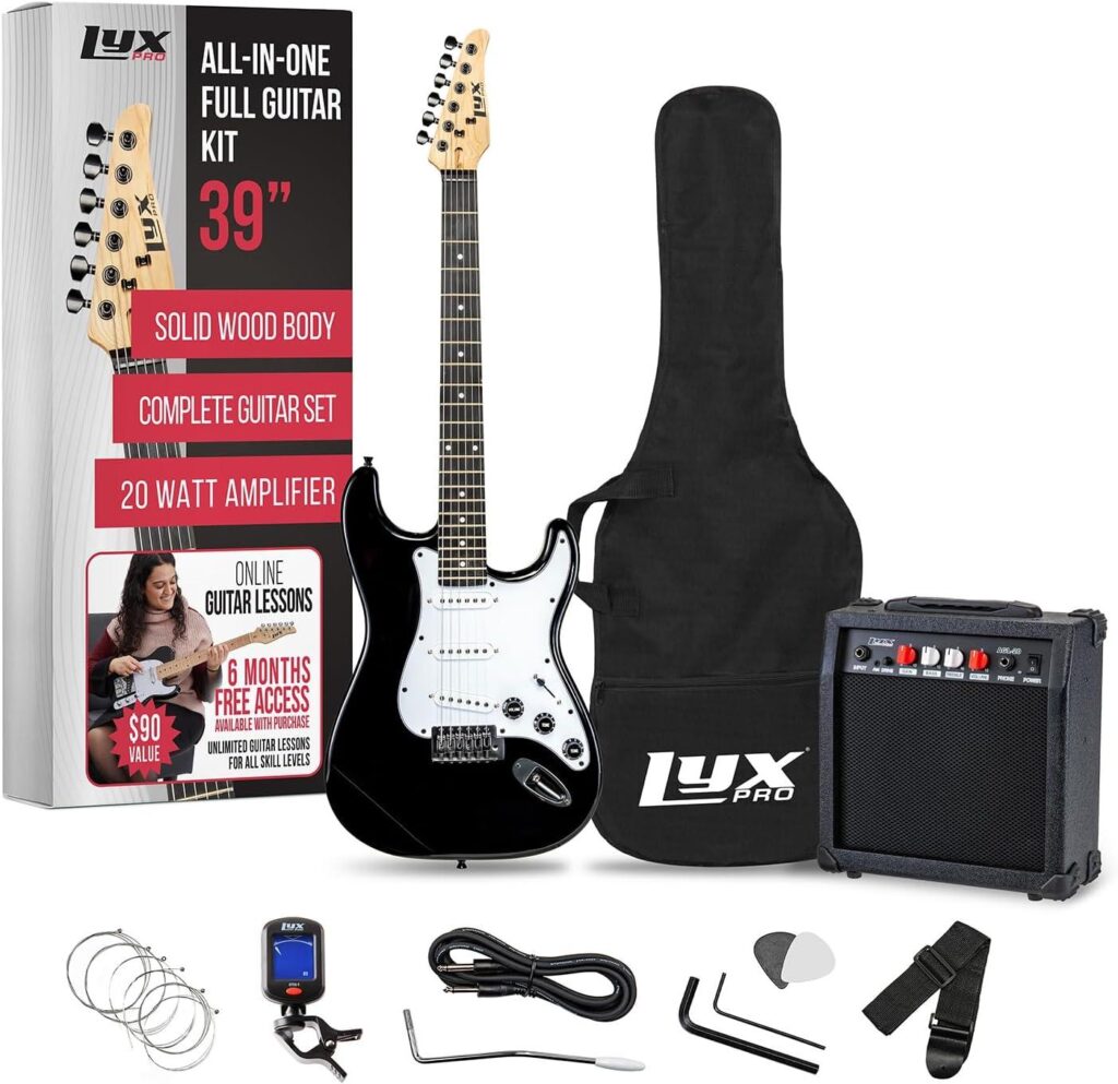 Best Electric Guitar – LyxPro 39″ Complete Beginner Kit Review