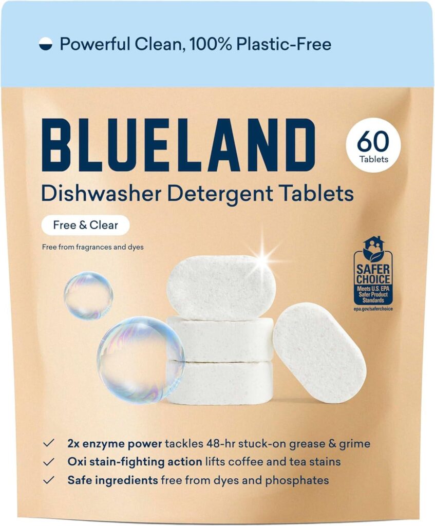 Best Dishwasher – BLUELAND 100% Plastic-Free Tablets Review