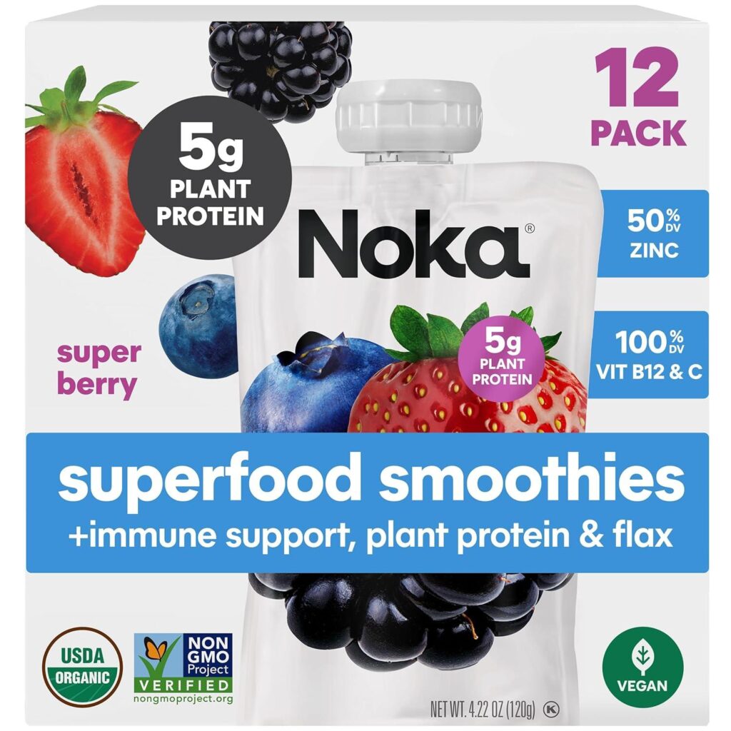 Best Healthy Snack – Noka Organic Superfood Smoothie Pouches Review
