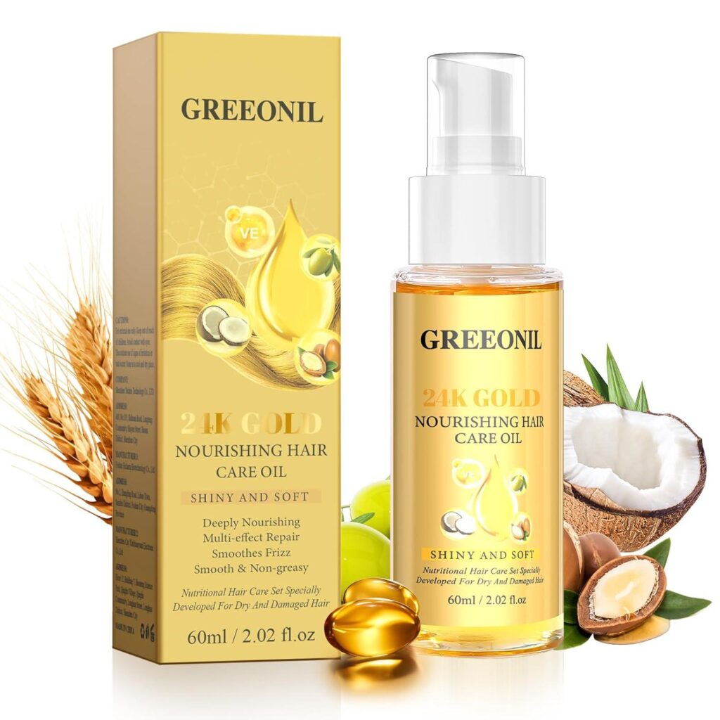 Best Hair Treatment – 24K Gold Argan, Coconut & Olive Oil Serum Review