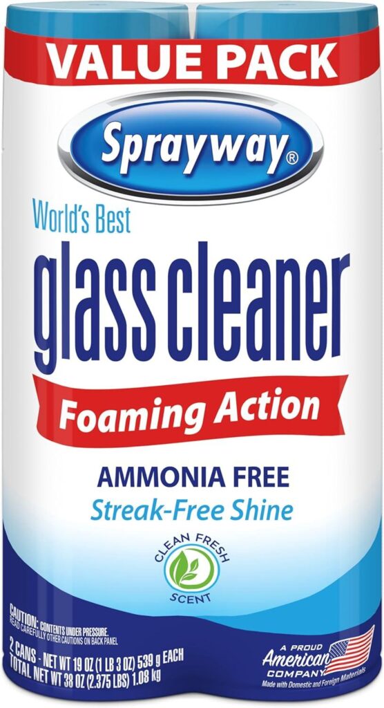 Best Glass Cleaner – Sprayway Glass Cleaner Foaming Aerosol Review