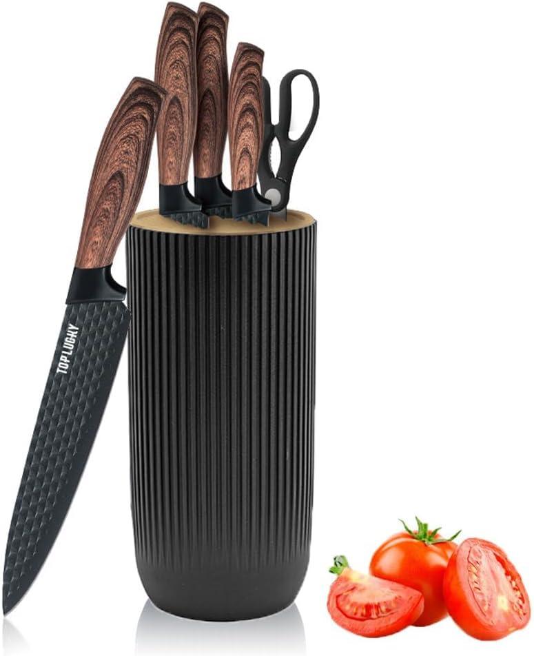 Best Kitchen Knife Set – Wiztoynia 6-Piece Black Knife Set Review