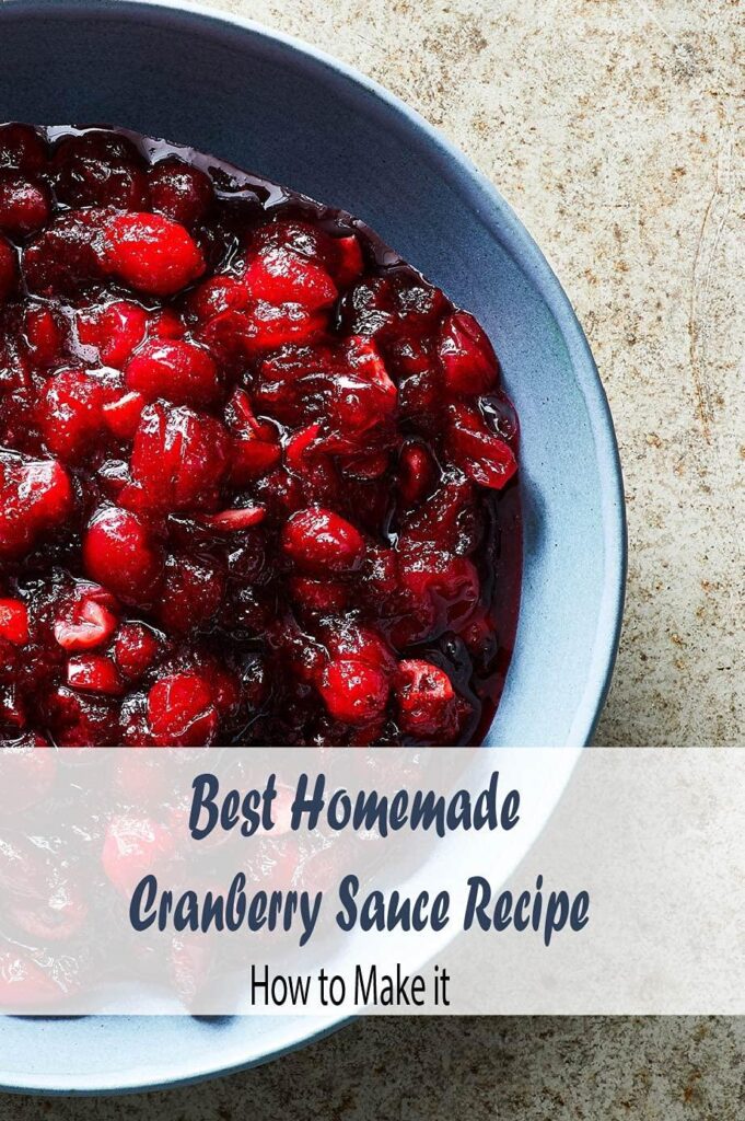 Best Condiment – Best Homemade Cranberry Sauce Recipe Review