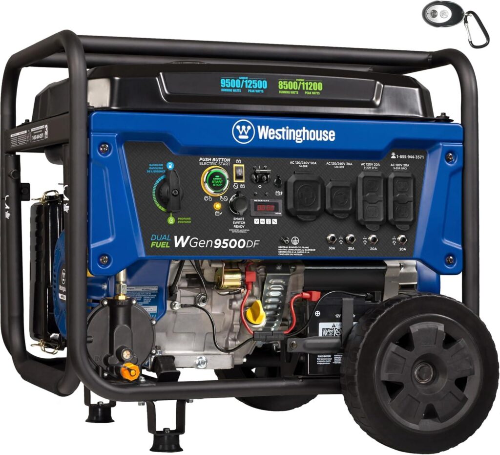 Best Dual Fuel Generator – Westinghouse 12500 Watt Portable Review