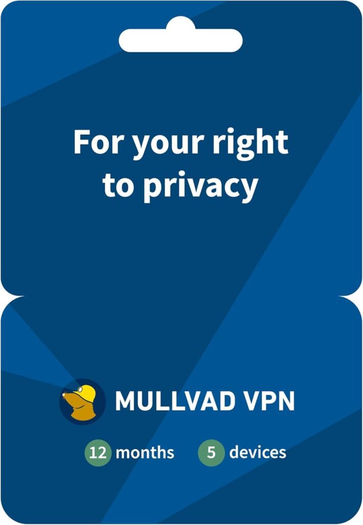 Best VPN Service – Mullvad VPN | 12 Months for 5 Devices Review