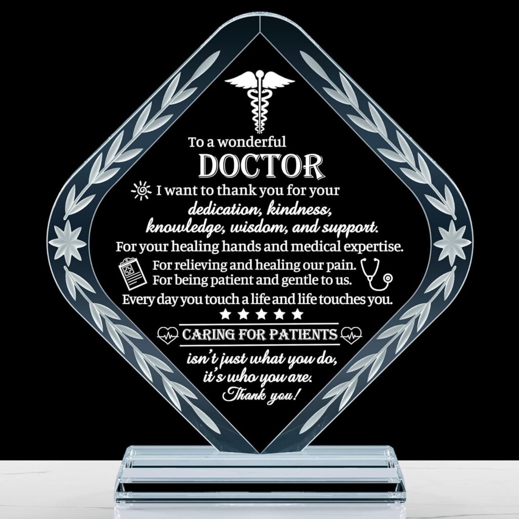 Best Doctor Appreciation Gift – Movdyka Crystal Plaque Review
