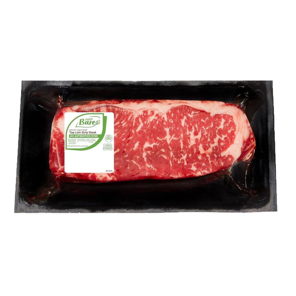Best Beef – Just Bare, Angus Beef Top Loin Strip Steak Review
