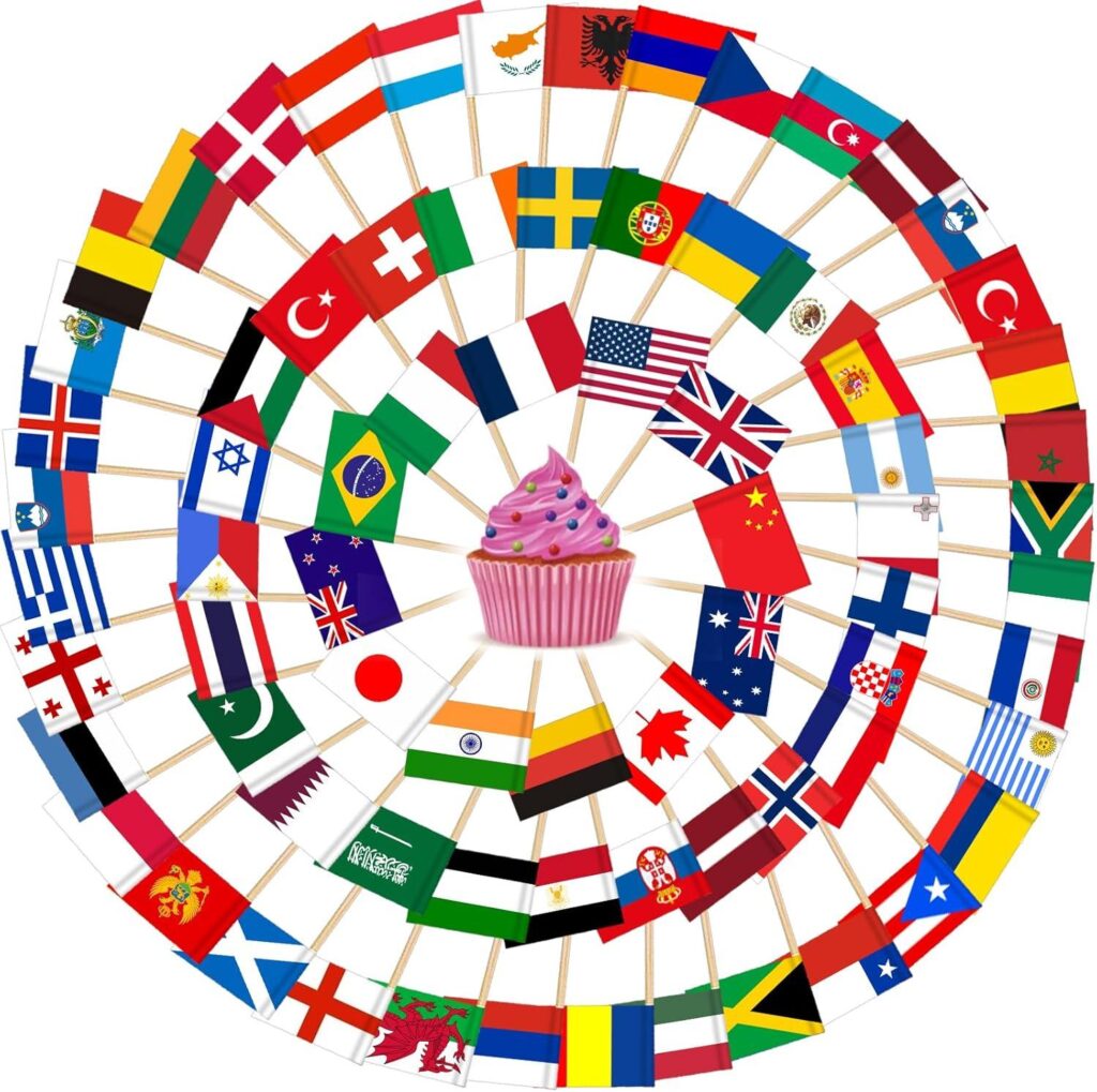 Best Party Decoration – AhfuLife Different Countries Toothpick Flag, 100 Pcs Mini Flags on Sticks for 2026 World Cup Review