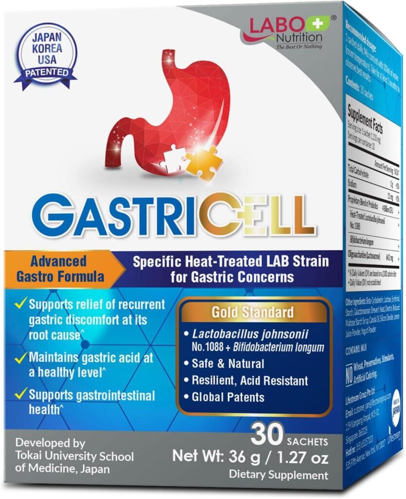 Best Probiotic – LABO Nutrition GASTRICELL for Gastric Relief Review