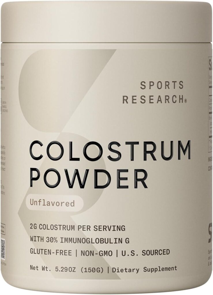 Best Probiotic – Sports Research® Bovine Colostrum Powder Review
