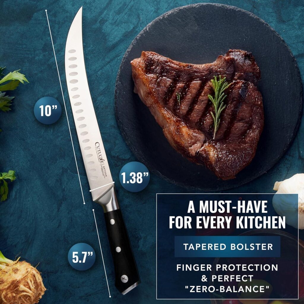 Best Butcher Knife – Cutluxe 10″ Cimeter Meat Carving Knife Review