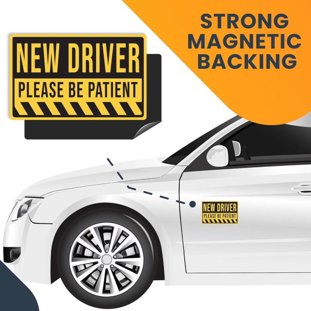 Best Automotive – Magnet Me Up New Driver Please Be Patient Magnet Review