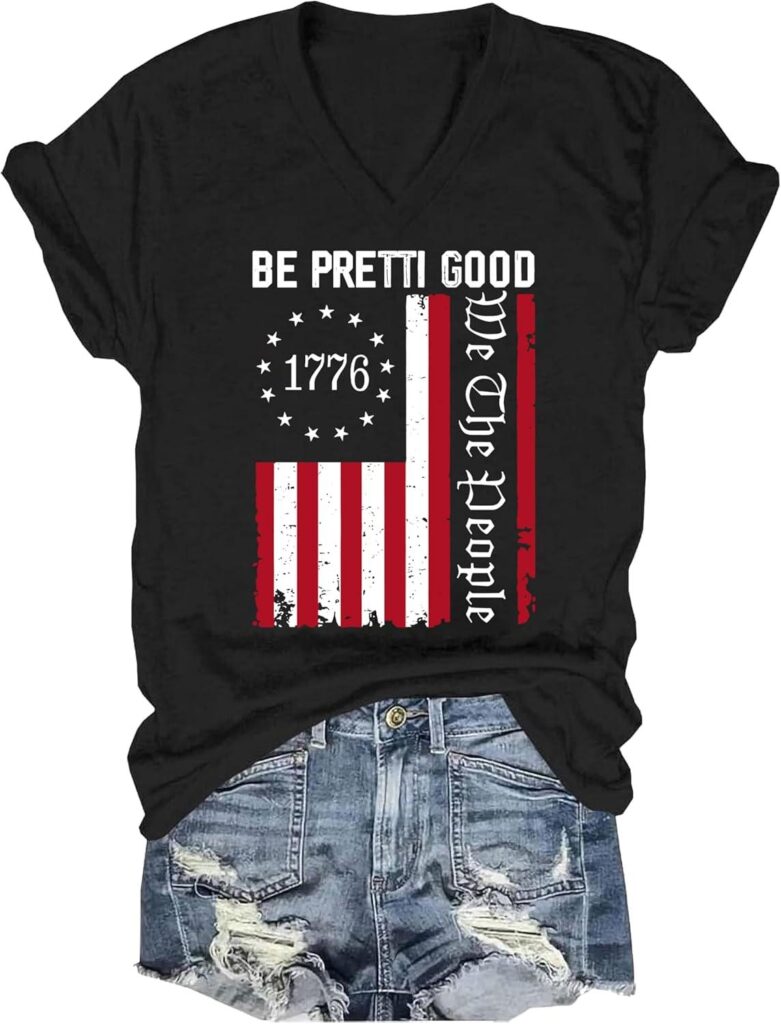 Best Women’s Novelty T-Shirt – Be Pretty Good Human Rights Review