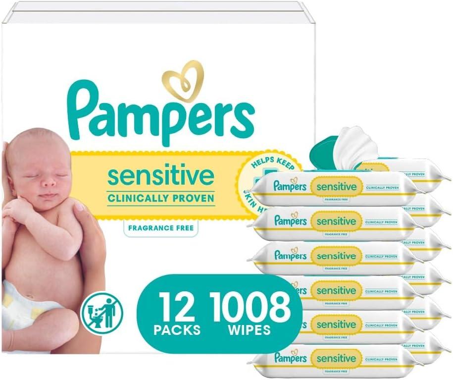 Best Baby Wipes – Pampers Sensitive, 8 Flip-Top Packs Review