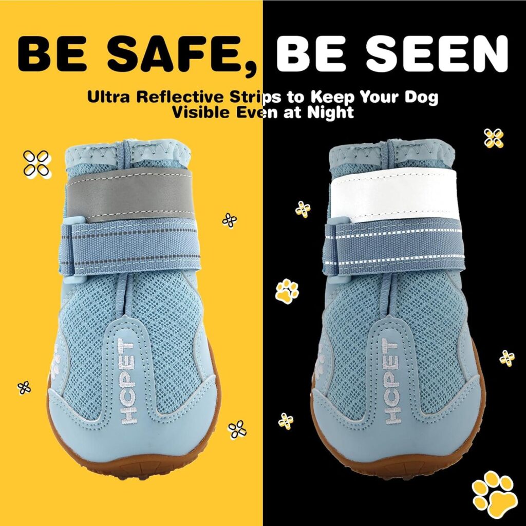 Best Dog Boots – Hcpet Dog Shoes, Breathable Paw Protectors Review