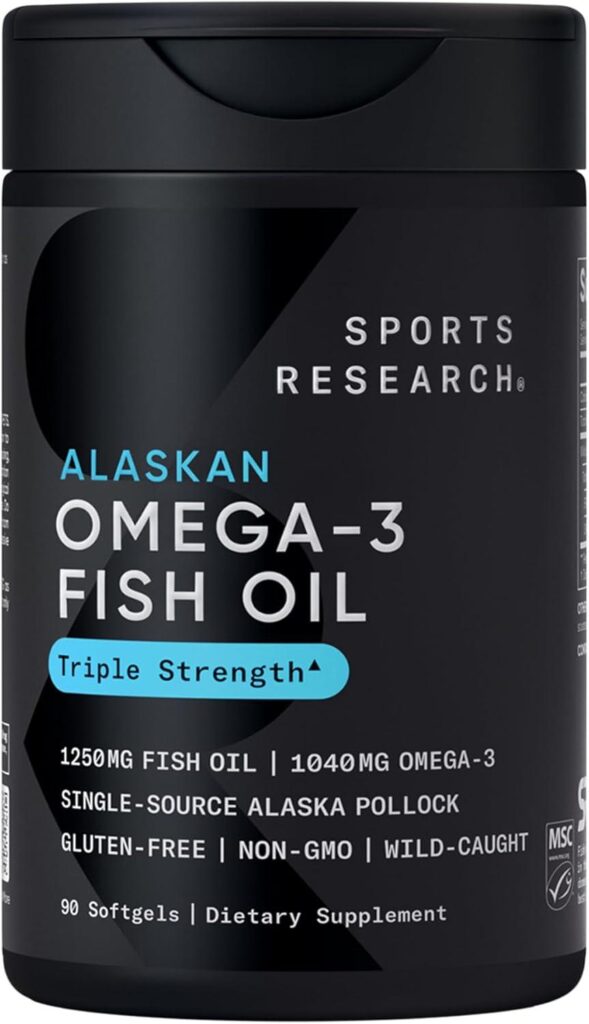Best Fish Oil – Sports Research® Omega-3 Fish Oil 1250 Review