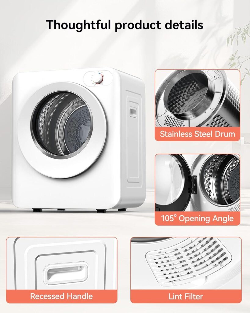 Best Portable Dryer – Euhomy 1.5 Cu.Ft. Compact Laundry Machine Review
