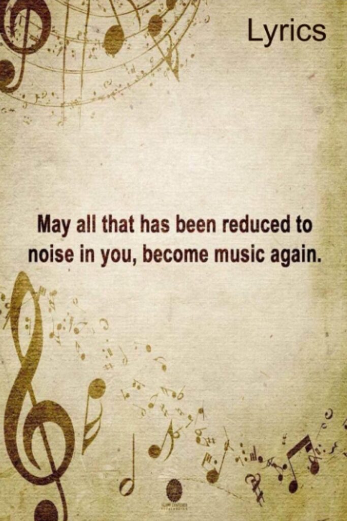 Best Lyrics Book – Lyrics: May All That Has Been Reduced to Noise Review