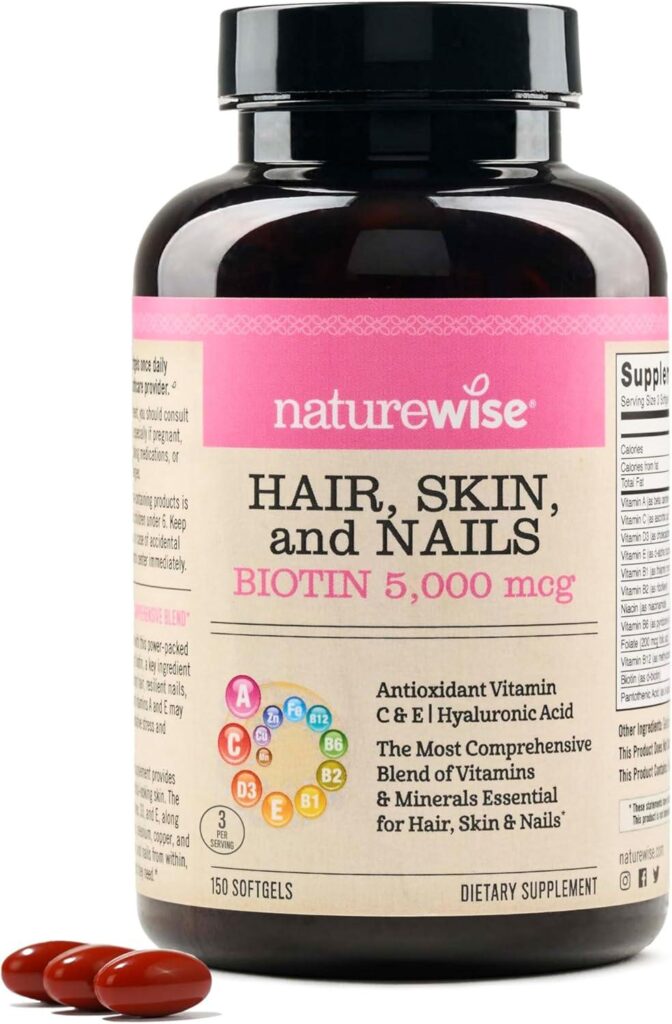 Best Hair & Nail Supplement – NatureWise Biotin 5000mcg Review