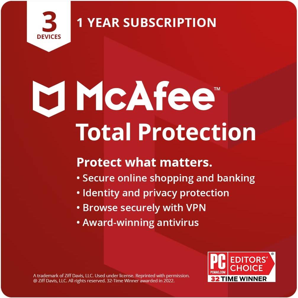 Best Antivirus Software – McAfee Total Protection | 3 Device Review