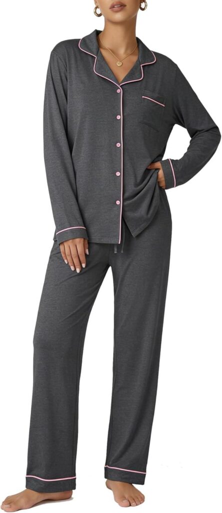 Best Pajamas – Ekouaer Women’s Long Sleeve Soft Button Down PJs Review