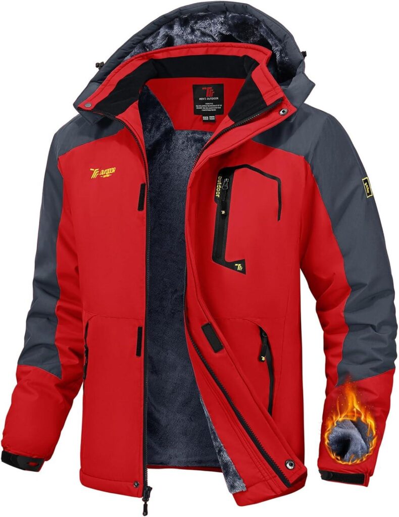 Best Winter Jacket – TBMPOY Men’s Skiing Waterproof Fleece Review