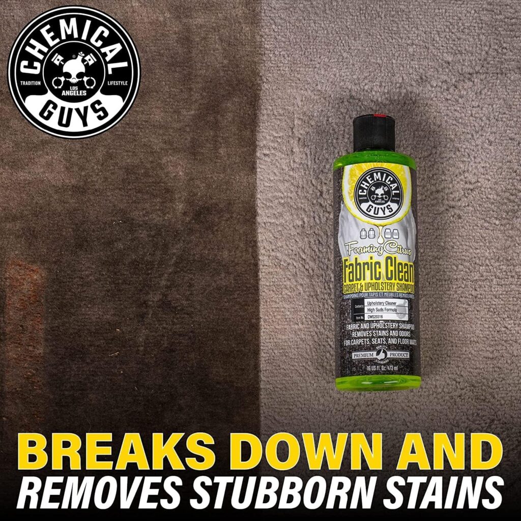 Best Automotive Cleaner – Chemical Guys Foaming Citrus Fabric Clean Drill Brush Kit Review