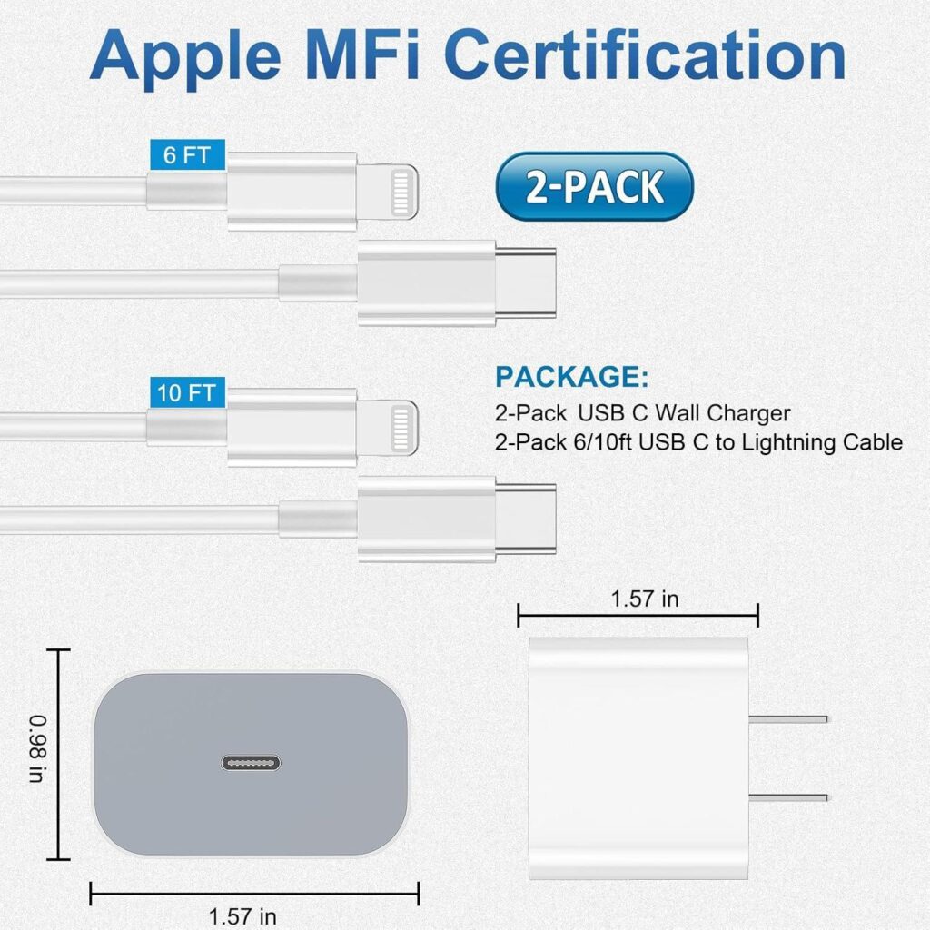 Best iPhone Charger – FEEL2NICE Fast Charging 2 Pack Review