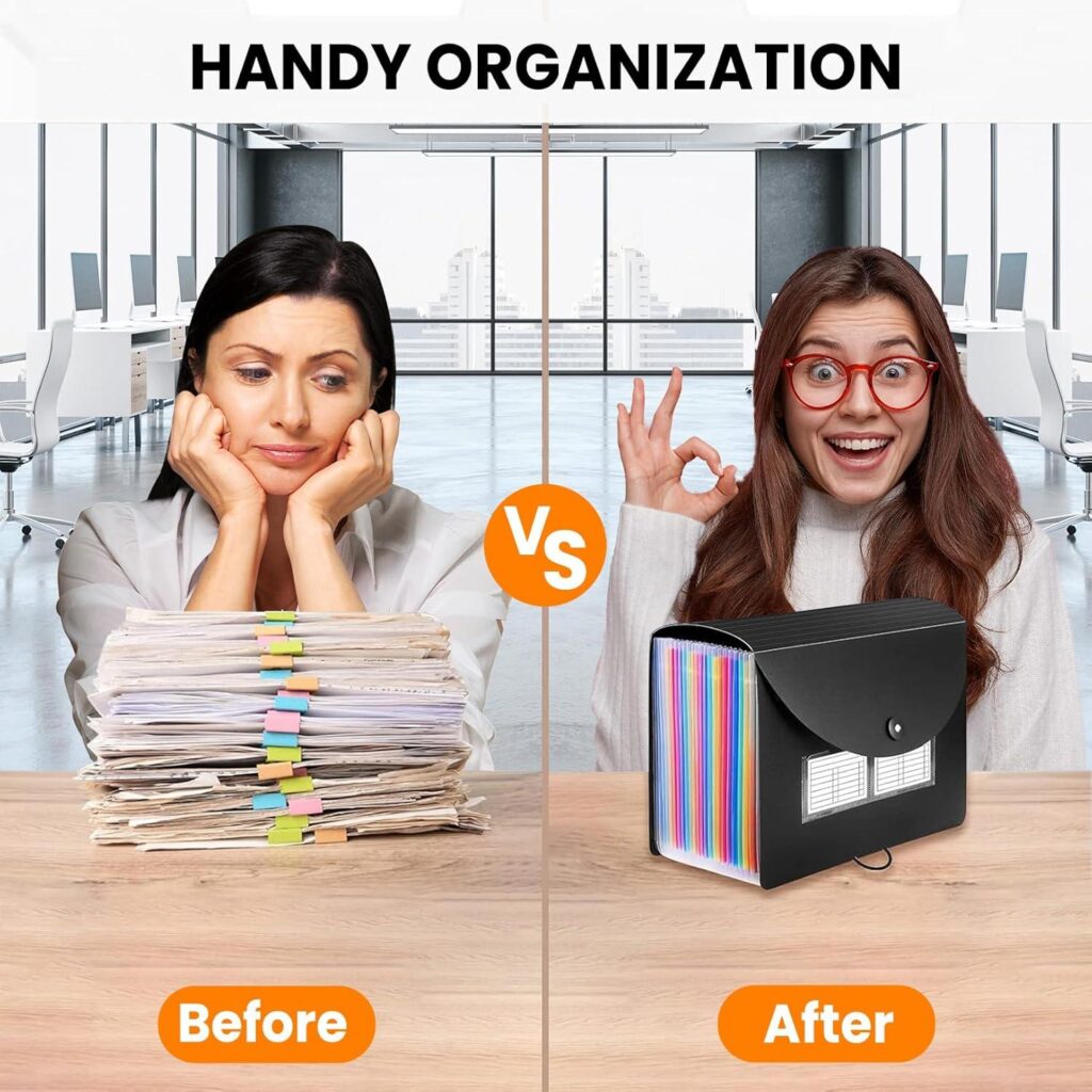 Best Document Organizer – Sooez 24 Pockets Expanding File Folder Review