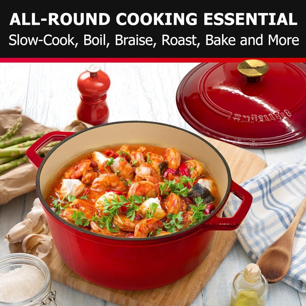 Best Cookware – Mueller 6qt Enameled Cast Iron Dutch Oven Review