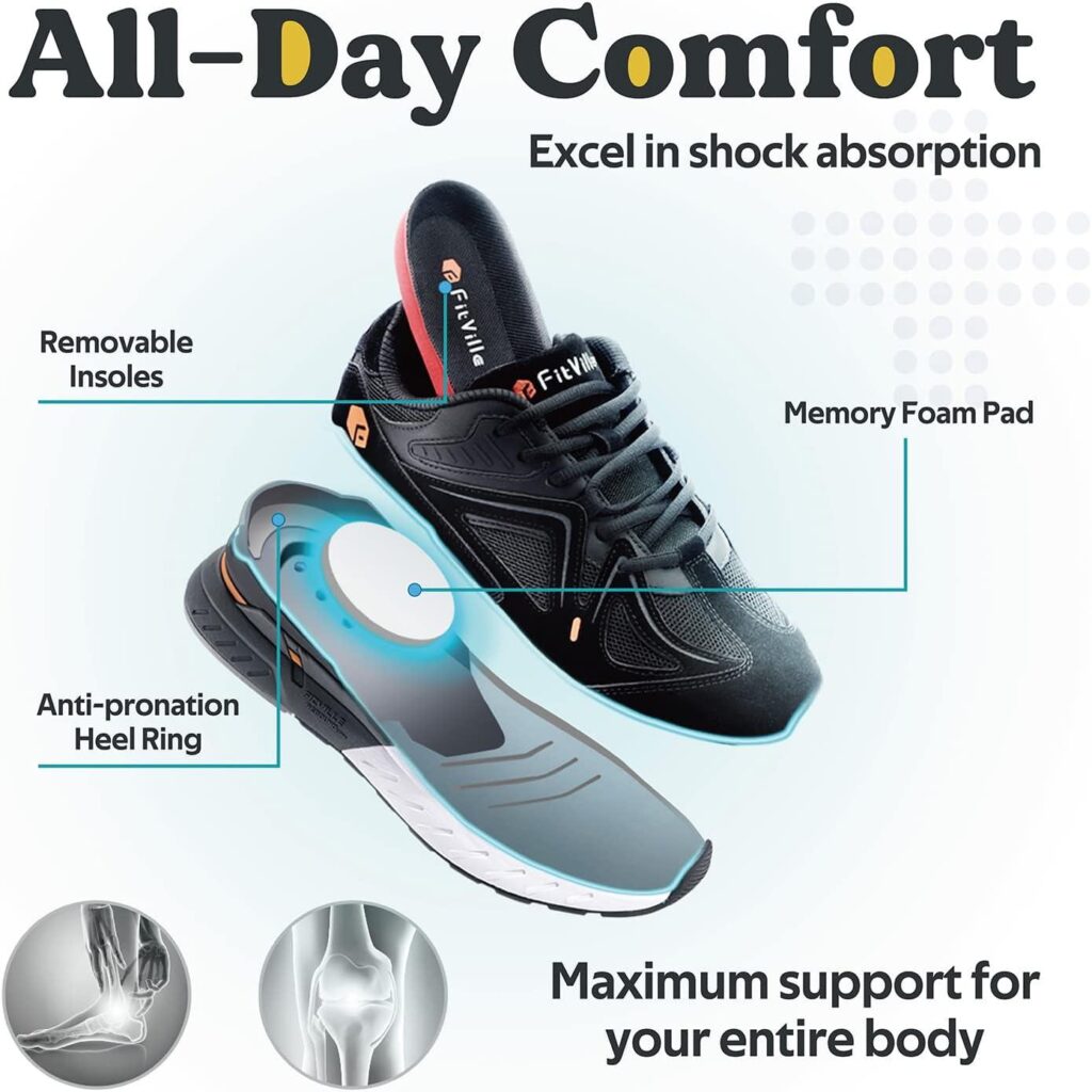 Best Walking Shoes for Flat Feet – FitVille Rebound Core Review