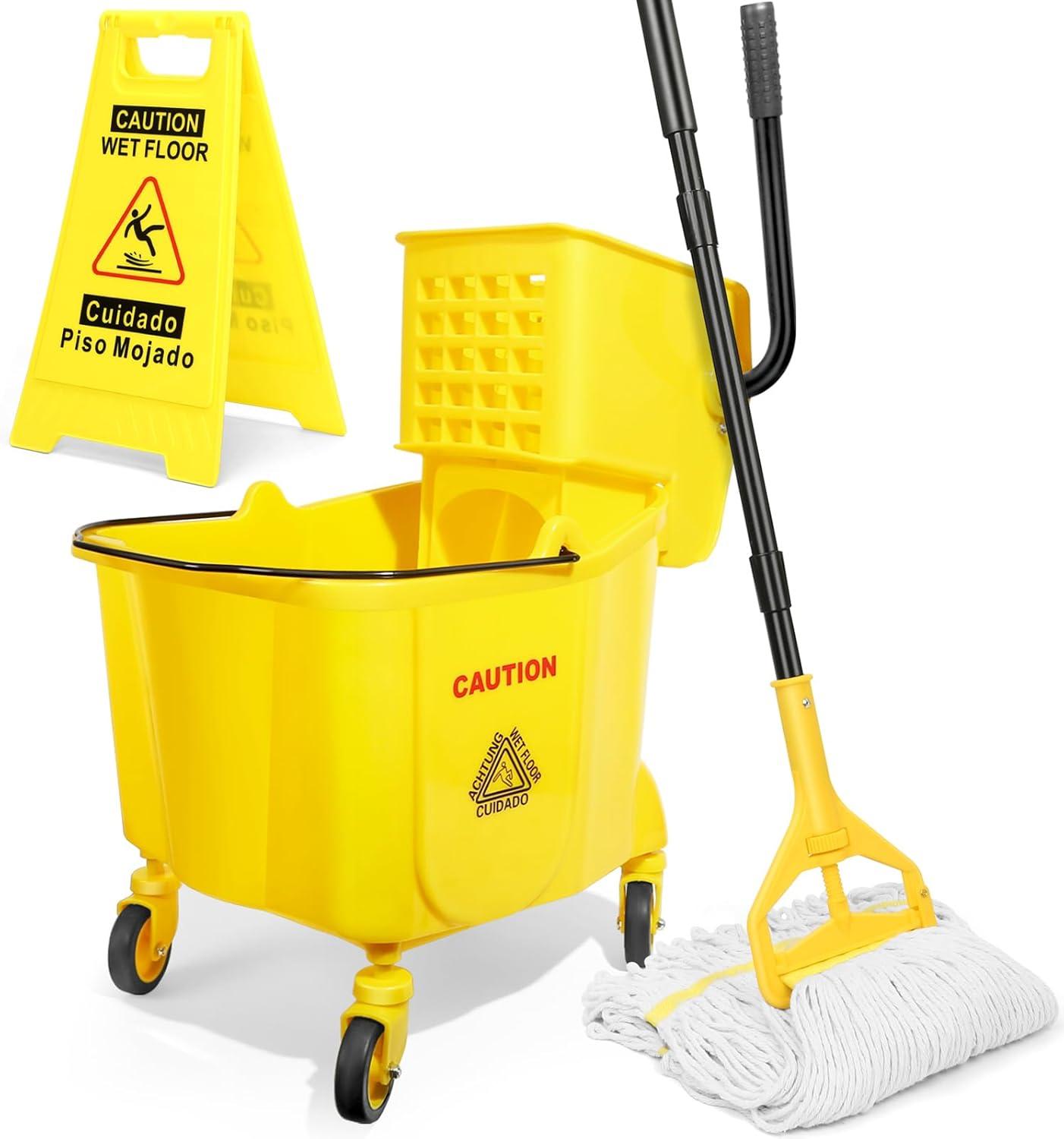 Commercial Mop Bucket Showdown: Tested Versus Home Use...Wow!