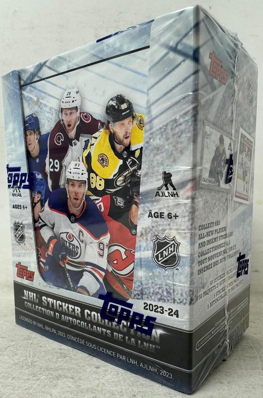 2023-2024 Topps NHL Sticker Collection: Tested & Surprising Packs Per Box!