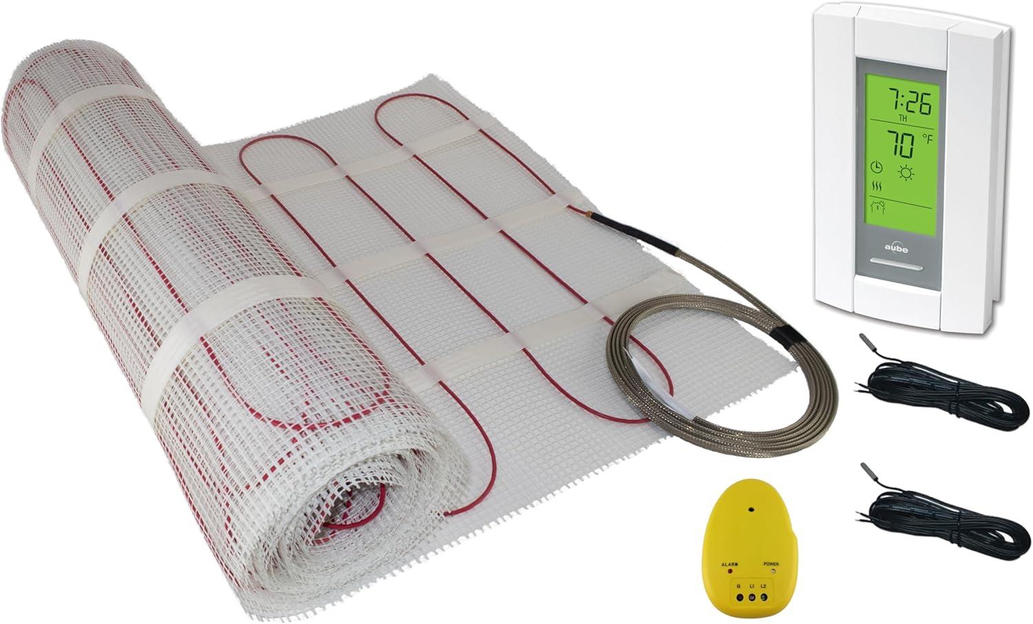 Heated Mat Versus Radiant System: Tested 30-SqFT Insight... Smart Sensors Win rodza