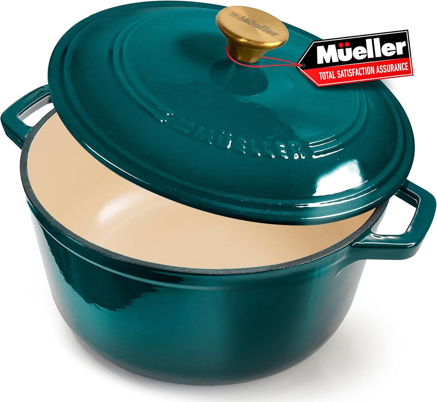 Compared: Mueller 6Qt Enameled Dutch Oven... Tested Up To 500°F