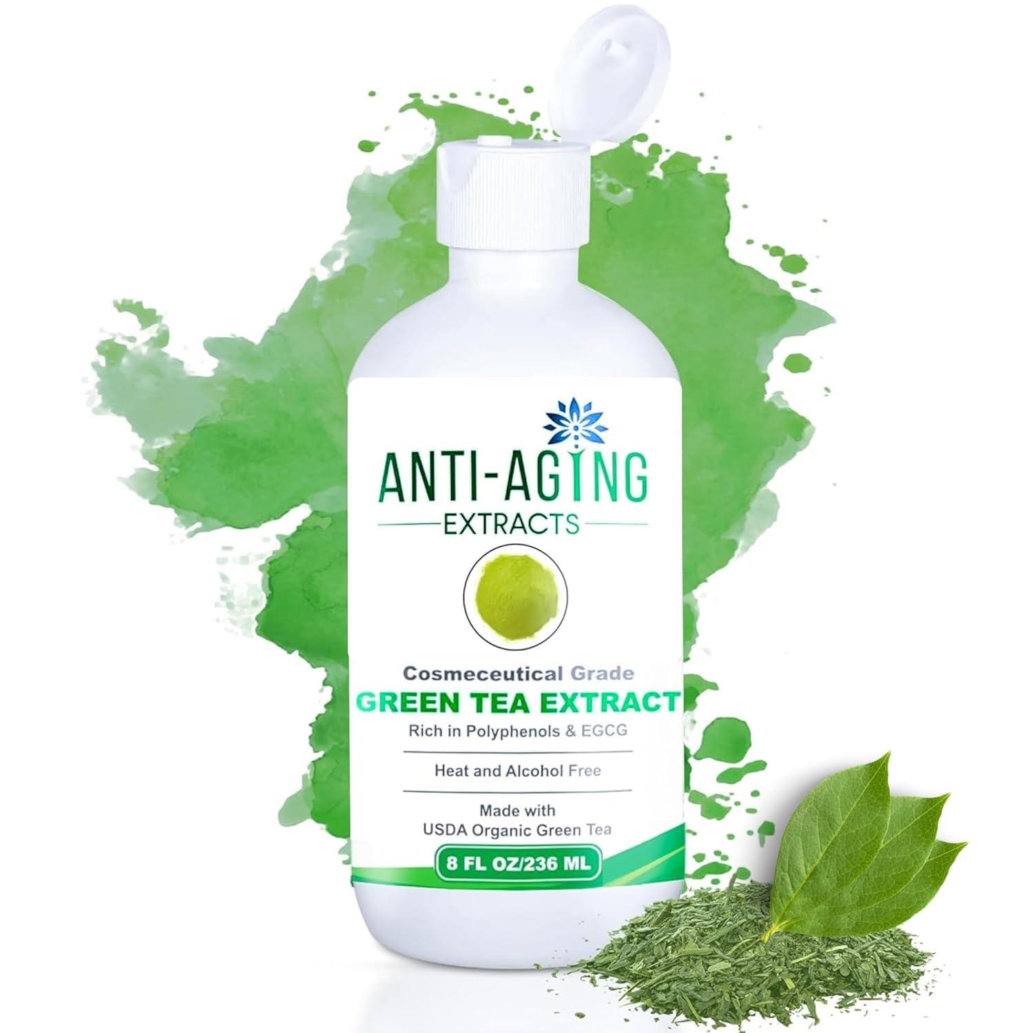 Organic Green Tea Serum vs. Extract: Test-Driven Anti-Aging Skincare...More Than Meets the Eye