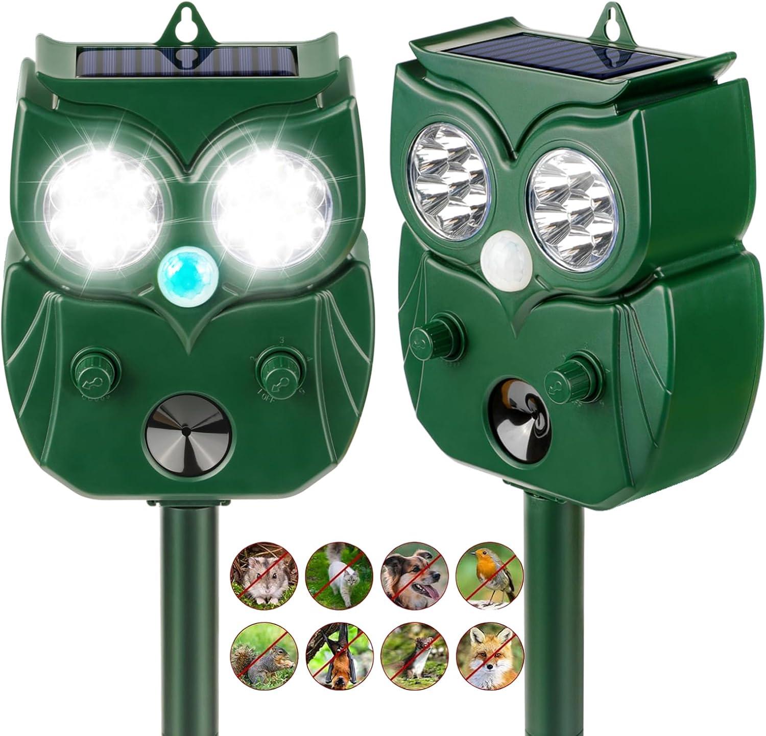 Solar ultrasonic repellent: tested benefits for gardens vs. chemicals… seasonally smarter!