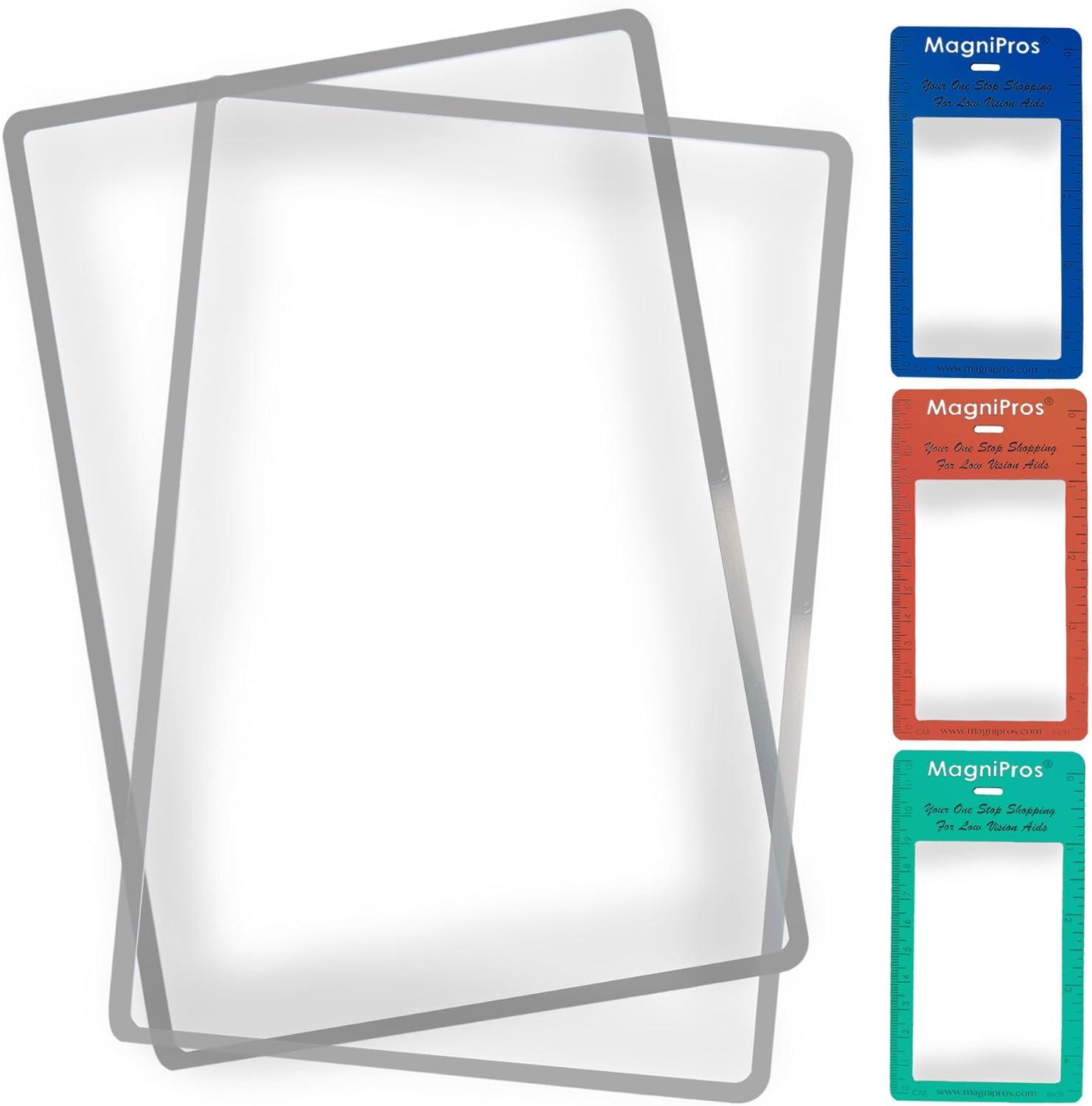 Amazing Lens Versus MagniPros: Surprising Seniors' Reading Edge...Freshnel & Boost Gift (6 Magnifiers)