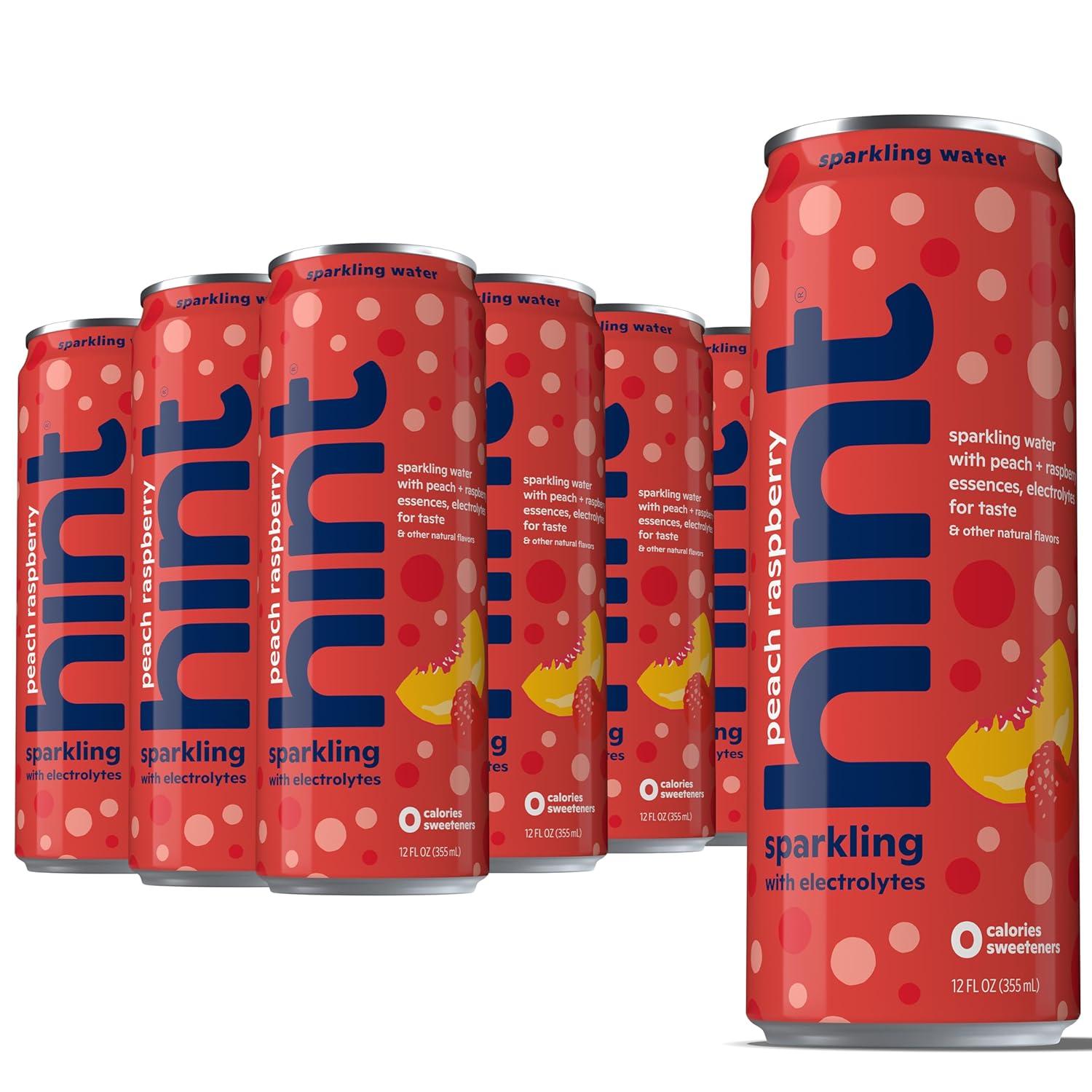 Hint Peach Raspberry vs. Electrolyte Sparkler: Tested Zero-Sugar Delight...Surprise hydration fix!