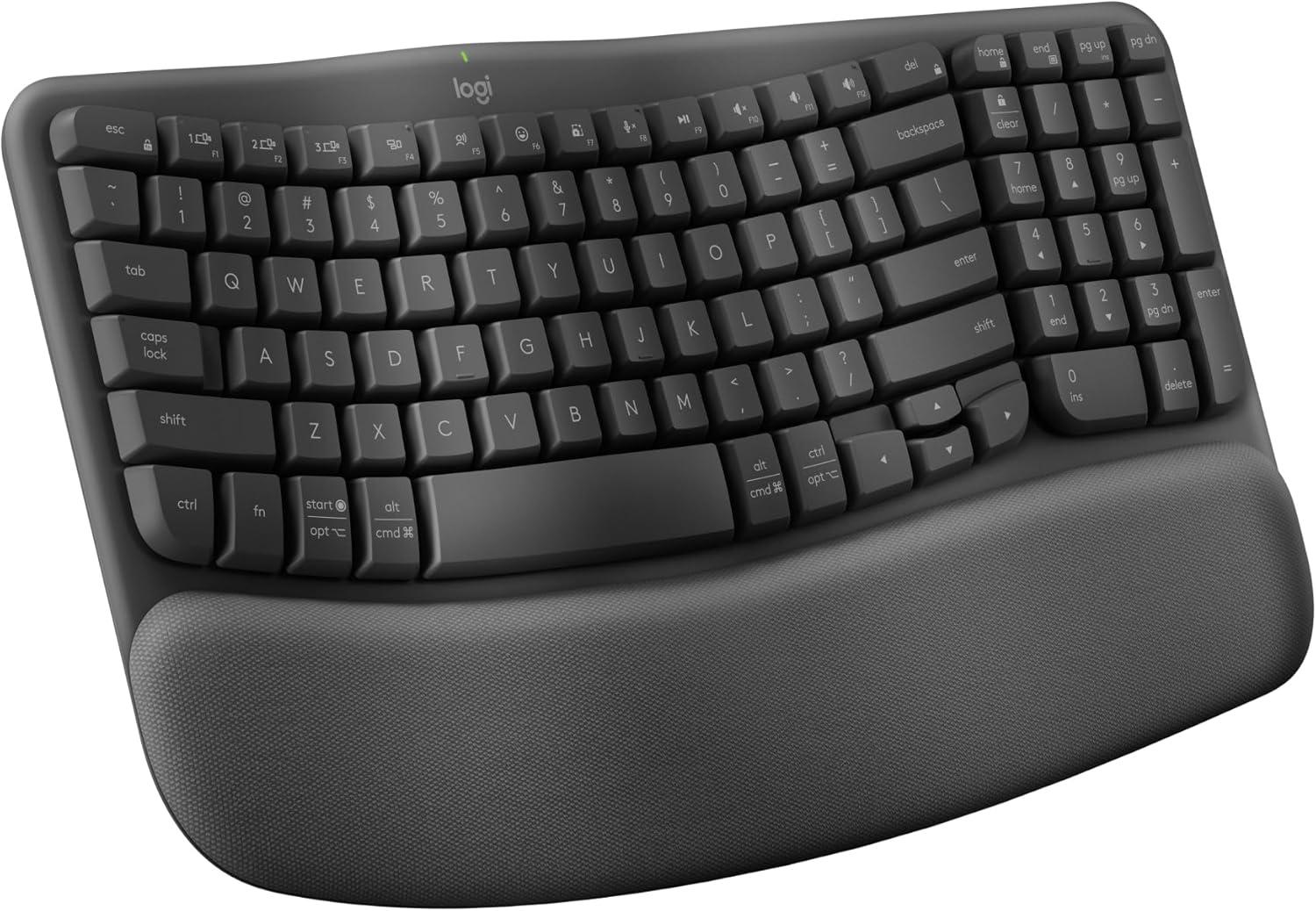 Logitech Wave ergo keyboard tested… surprise: comfort meets versatility!