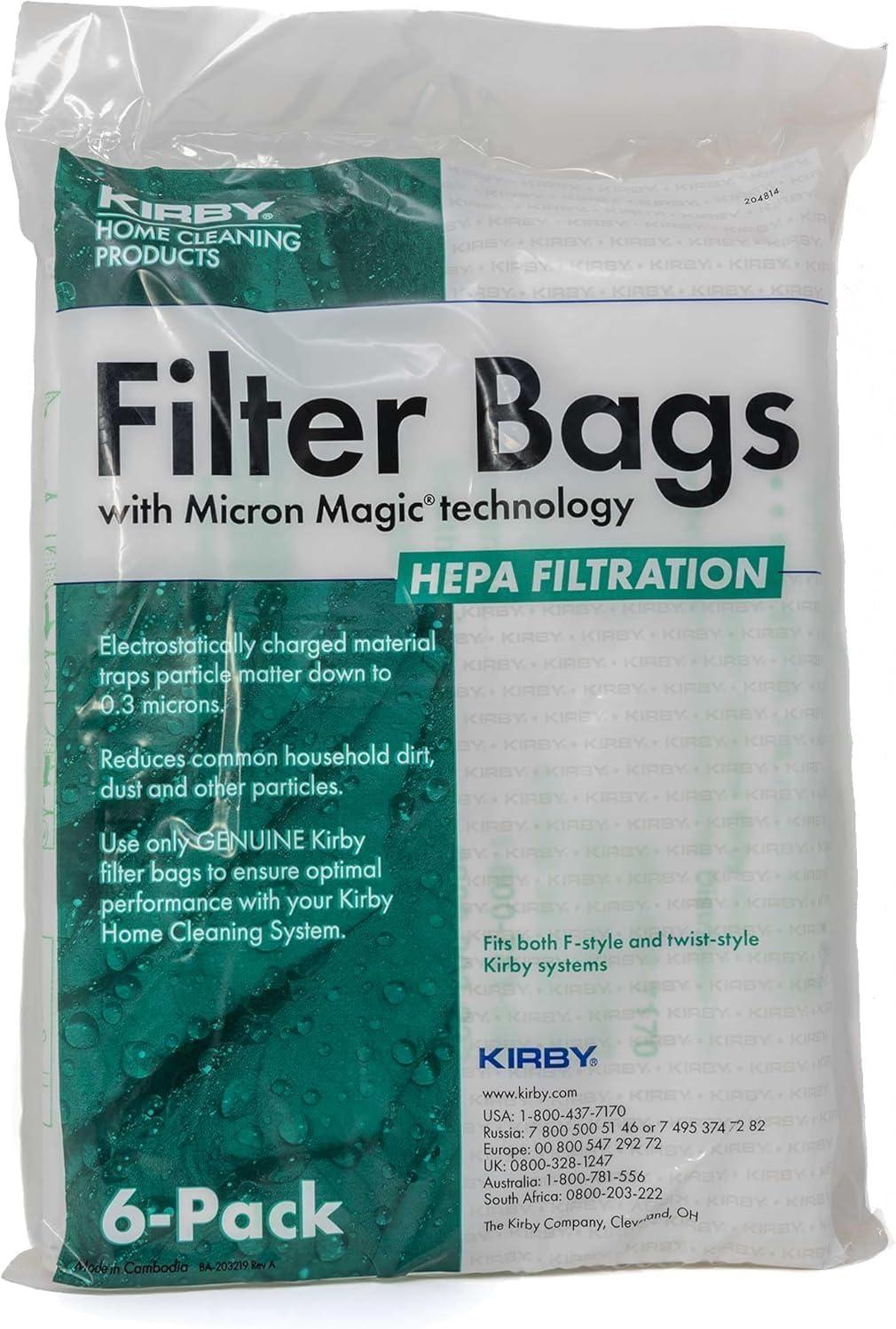 Kirby HEPA Bags Plus vs. F/T Vac vs. Surprising Allergen Capture... Perfect Choice Update
