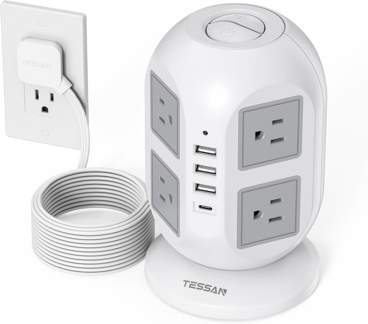 Tessan 12-in-1 Power Strip Showdown: Organized, Tested Charging