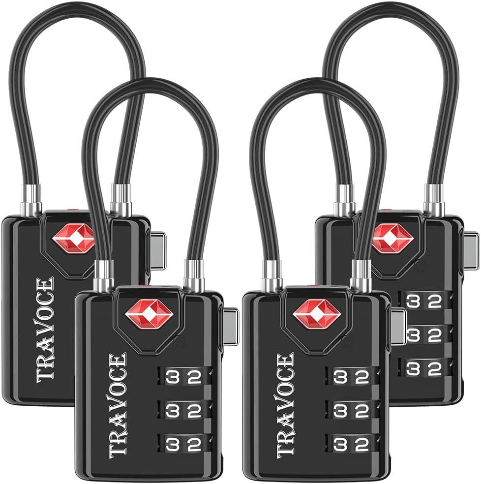 Travel Luggage Cable locks Showdown: Versatile, Tested, For All…