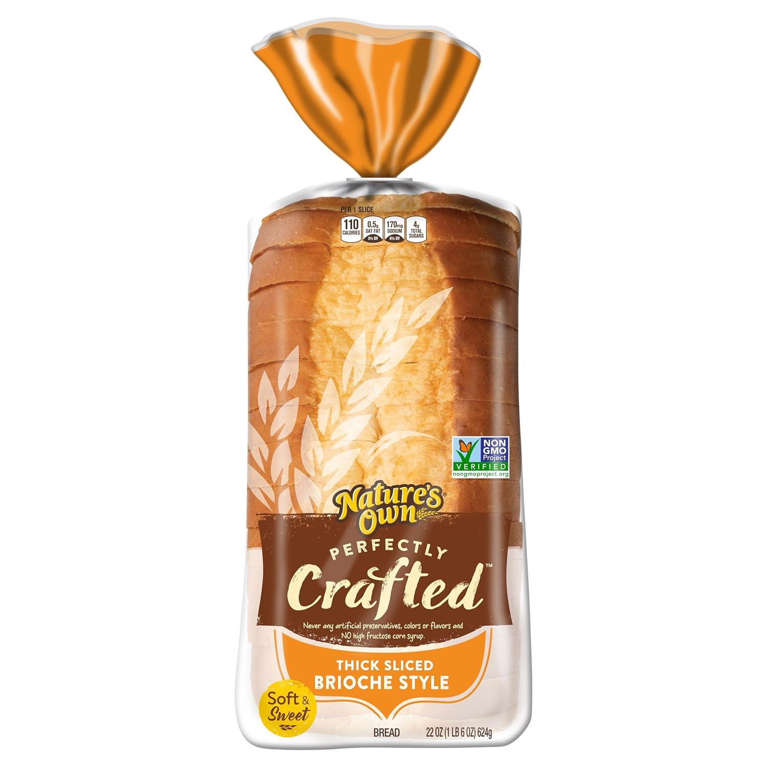 Nature's Non-GMO: Thick-Sliced, 22 Oz Brioche Versus Trending Baker's Delight!